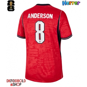 England Elliot Anderson #8 Udebanetrøje VM 2026 Kort ærmer England Elliot Anderson #8 Udebanetrøje VM 2026 Kort ærmer